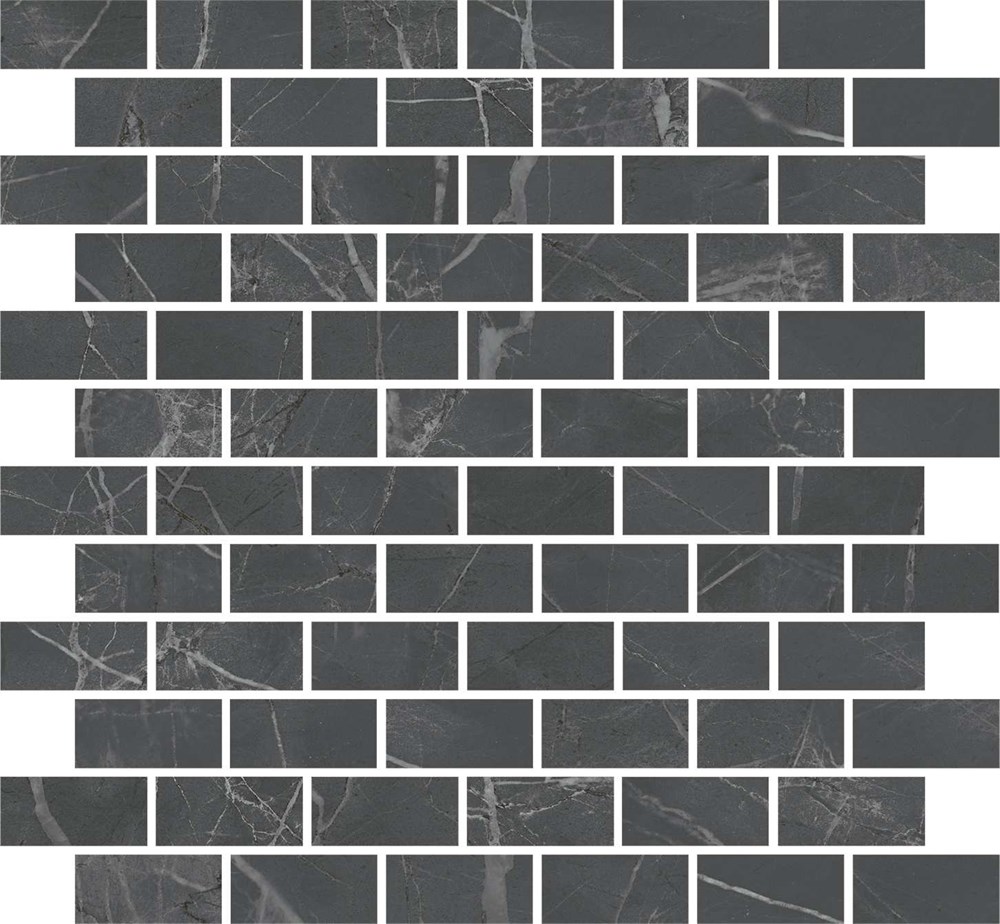 KERAMA MARAZZI MM13106T Декор Буонарроти серый темный мозаичный матовый 32x30x0,9