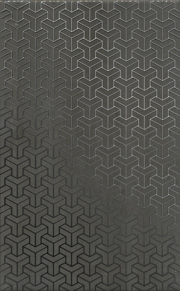 KERAMA MARAZZI HGD/D371/6400 Декор Ломбардиа антрацит 25x40x8
