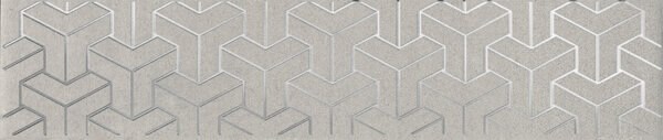 KERAMA MARAZZI AD/B569/6398 Бордюр Ломбардиа серый 25x5,4x8