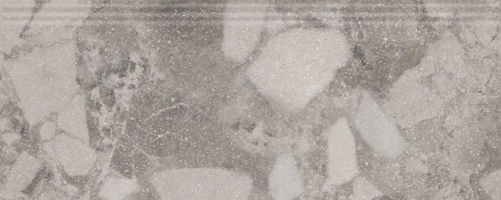 Плинтус Рабат Стоун серый матовый обрезной 30x12x1,3