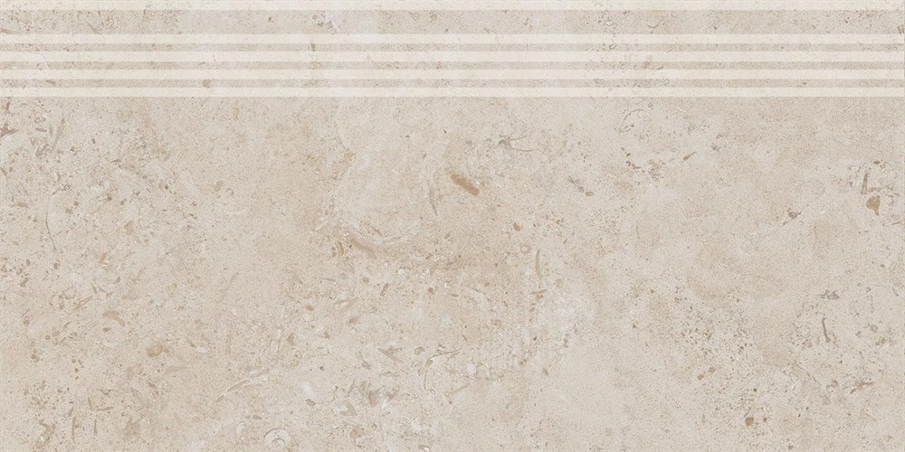KERAMA MARAZZI DD205520R/GR Ступень Про Лаймстоун бежевый натуральный обрезной 30x60x0,9