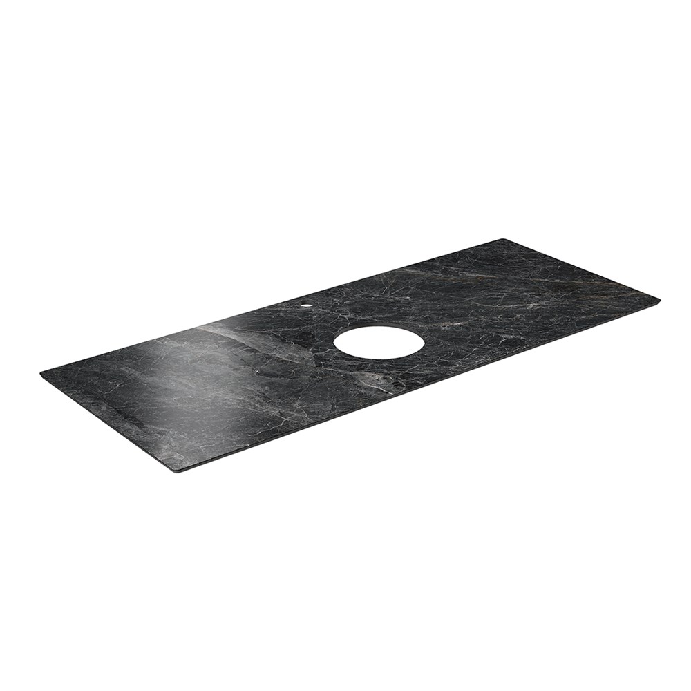 KERAMA MARAZZI PL1.VT93\120 Спец. изделие для накладных раковин 120 см Риальто темный серый лапп.