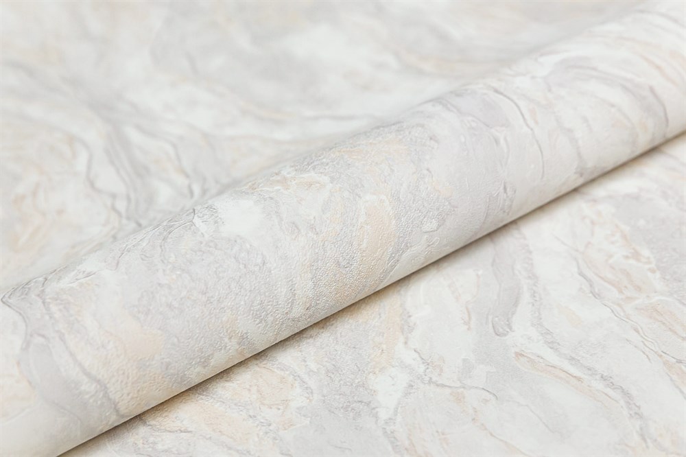 KERAMA MARAZZI KM8005 Обои виниловые Венето база 2 , серый бежевый 1,06х10 (1, Т A) прямая стыковка