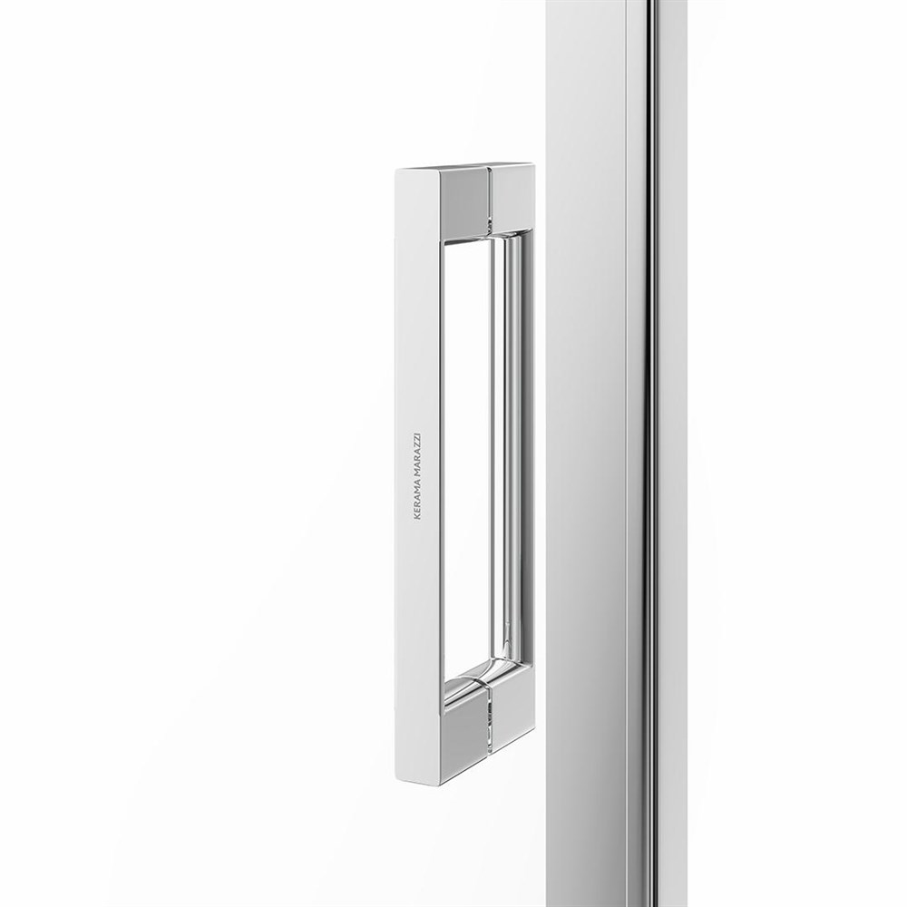 Душевая дверь VETRO, раздвижная, 120х195, хром