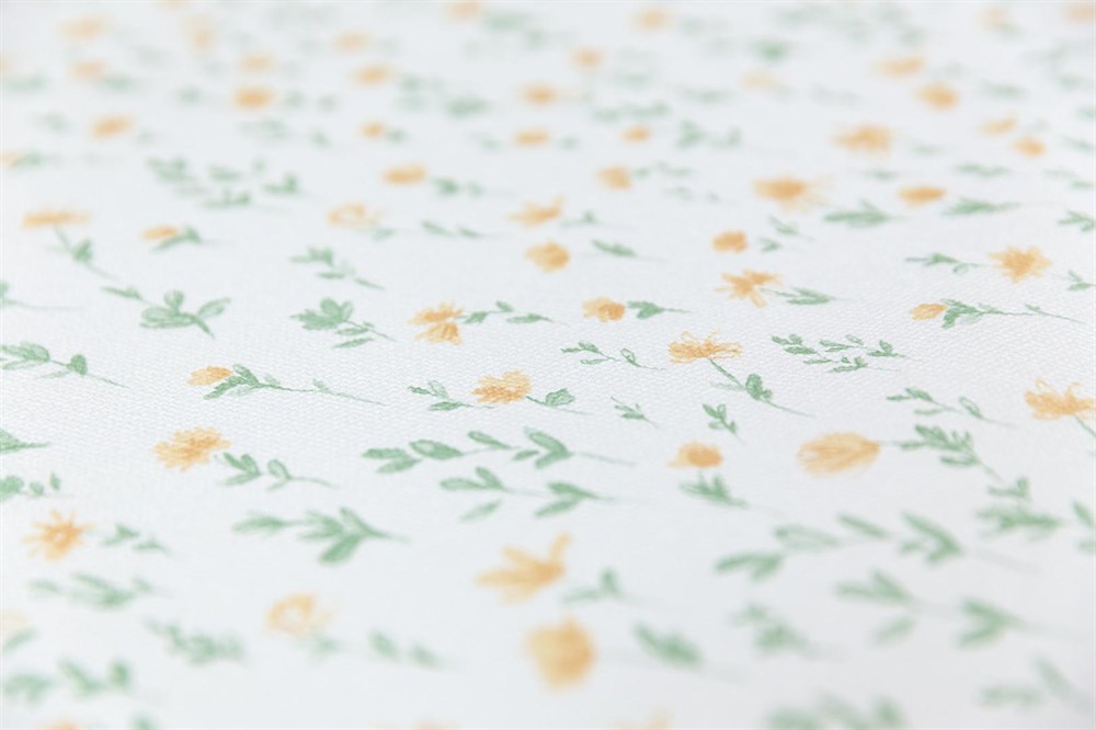 KERAMA MARAZZI KM7804 Обои виниловые Уик-энд мотив, жёлто-зелёный цветы 1,06х10 (1, Т A) направленная стыковка