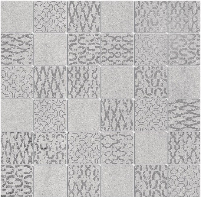 KERAMA MARAZZI DD201220/MM Декор Про Дабл серый светлый мозаичный 30x30x0,9