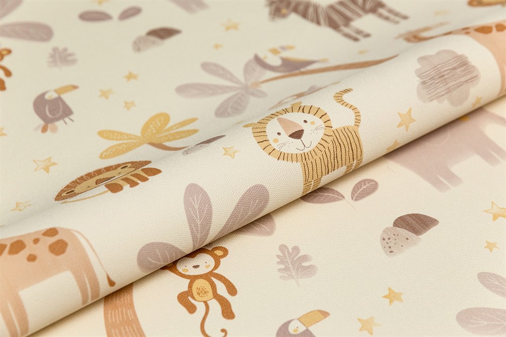 Обои виниловые на флизелиновой основе Уик-энд мотив, жёлтый сафари