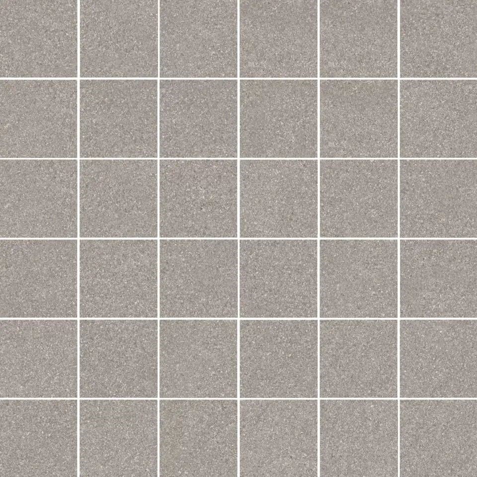 Декор Рабат мозаичный серый матовый обрезной 30x30x0,9