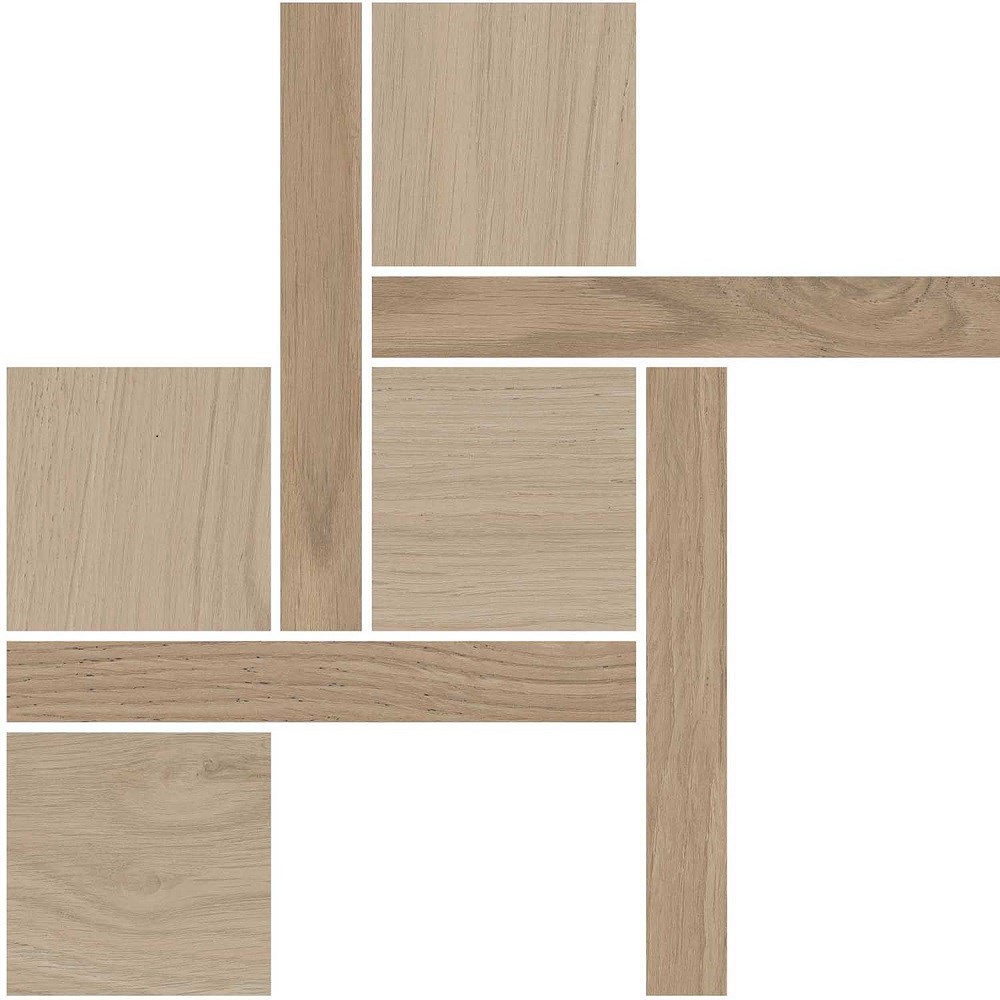 KERAMA MARAZZI T056/SG643620 Декор Альберони 1 мозаичный бежевый матовый обрезной 27,5x27,5x0,9