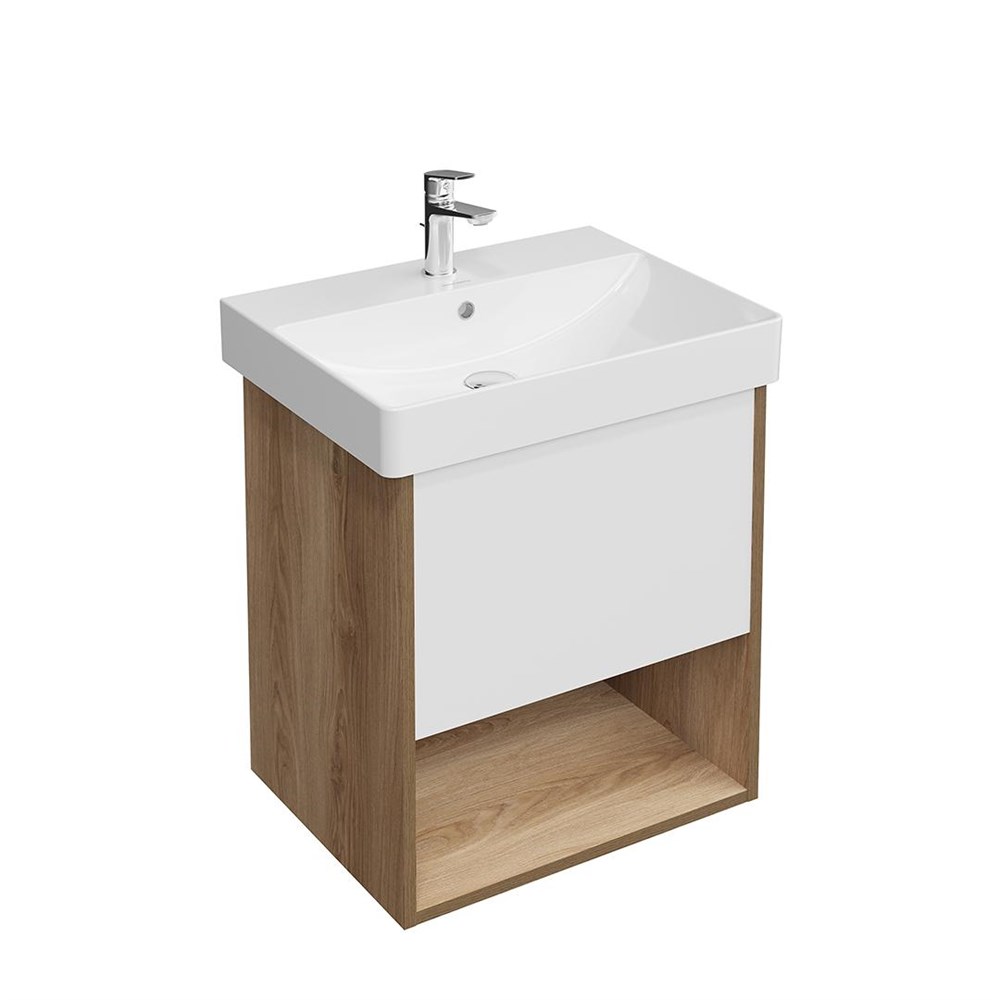 KERAMA MARAZZI PRO.55.1/OLM Тумба PRO подвесная 1 ящик 55, вяз швейцарский