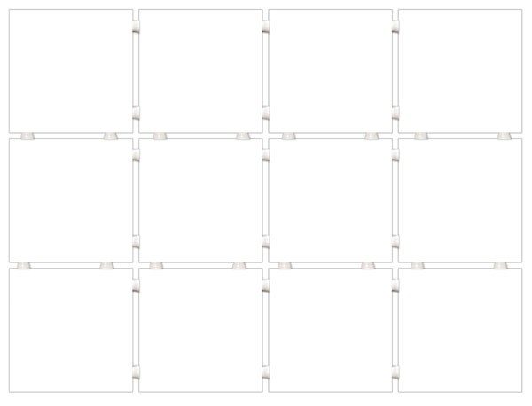 KERAMA MARAZZI 1146H Конфетти белый блестящий, полотно 29.8х39.8