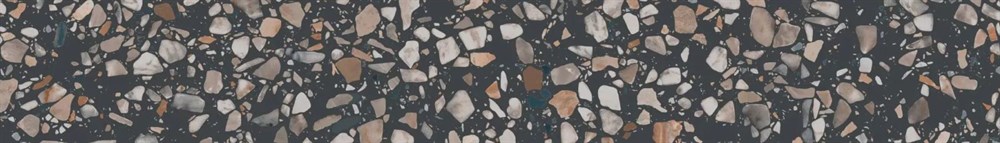 Плинтус Бричиола чёрный матовый обрезной 60x9,5x0,9