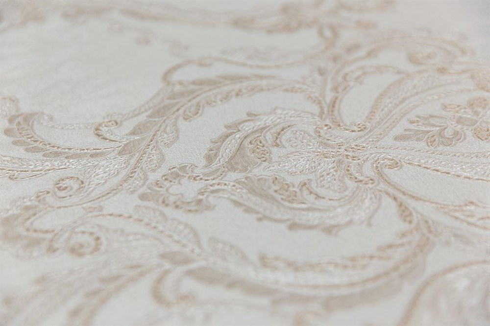 KERAMA MARAZZI KM7703 Обои виниловые Ориент мотив, бежевый (1, Т A) прямая стыковка