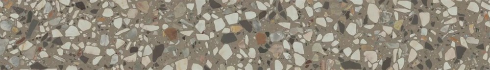 Плинтус Бричиола серый матовый обрезной 60x9,5x0,9