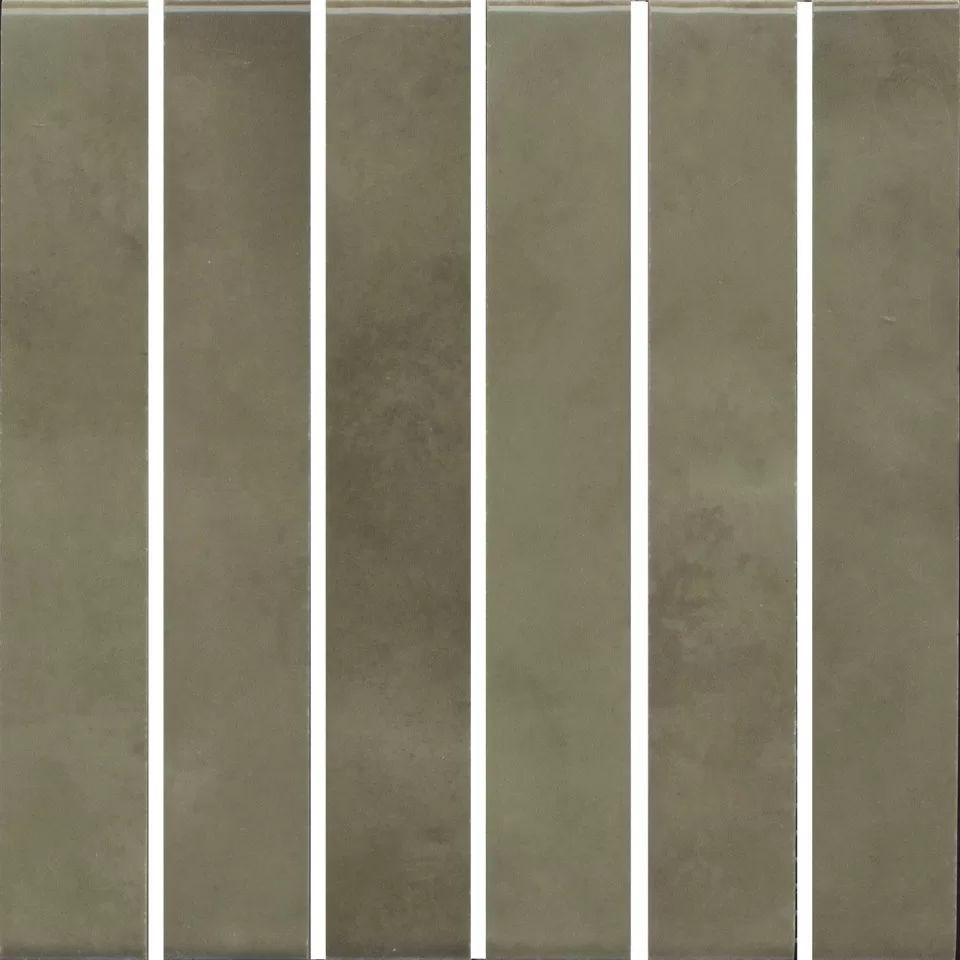 KERAMA MARAZZI KMD2MSM003BN Декор Фес мозаичный зелёный глянцевый 15x15x0,77