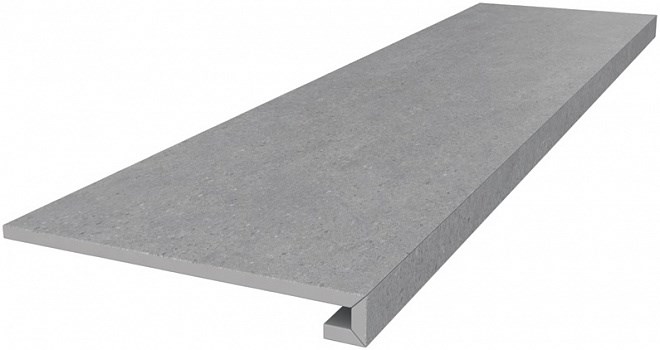 KERAMA MARAZZI DL500820R/GCF Ступень клееная Фондамента серый светлый 33x119,5x0,9