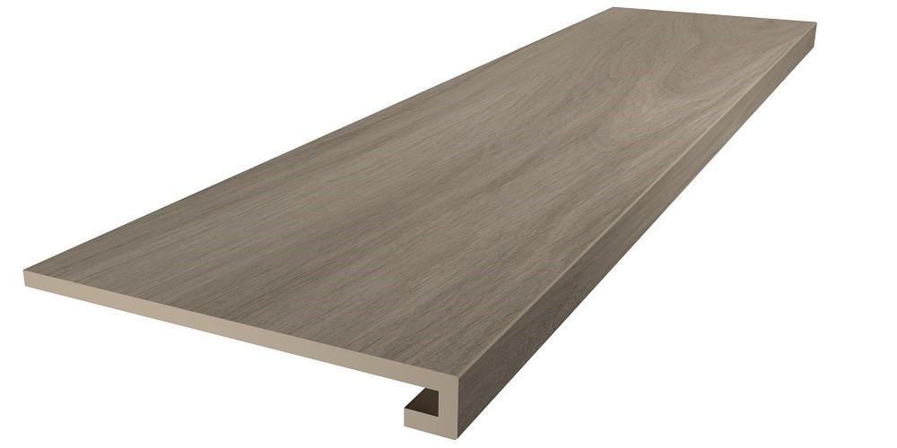 KERAMA MARAZZI SG519020R/GCF Ступень клееная Монтиони коричневый светлый матовый обрезной 33x119,5x0,9