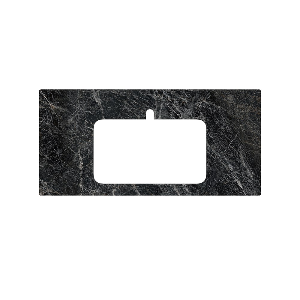 KERAMA MARAZZI PL2.VT93\100 Спец. изделие для раковин, встраиваемых сверху,100 см Риальто темный серый лап