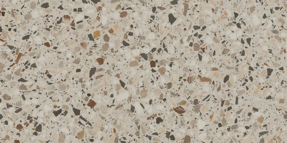 Ступень клееная фронтальная Бричиола бежевый светлый матовый обрезной 33x60x0,9