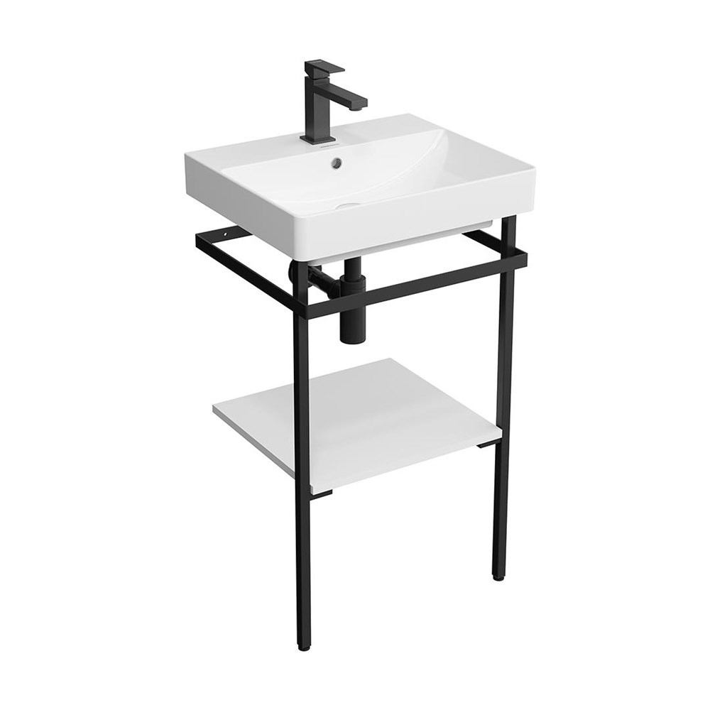 KERAMA MARAZZI PRO.50.01/BLK.M Структура металлическая PRO напольная 50, черная матовая