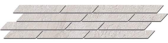 KERAMA MARAZZI SG144/003 Бордюр Гренель серый светлый мозаичный 46,5х9,8х11