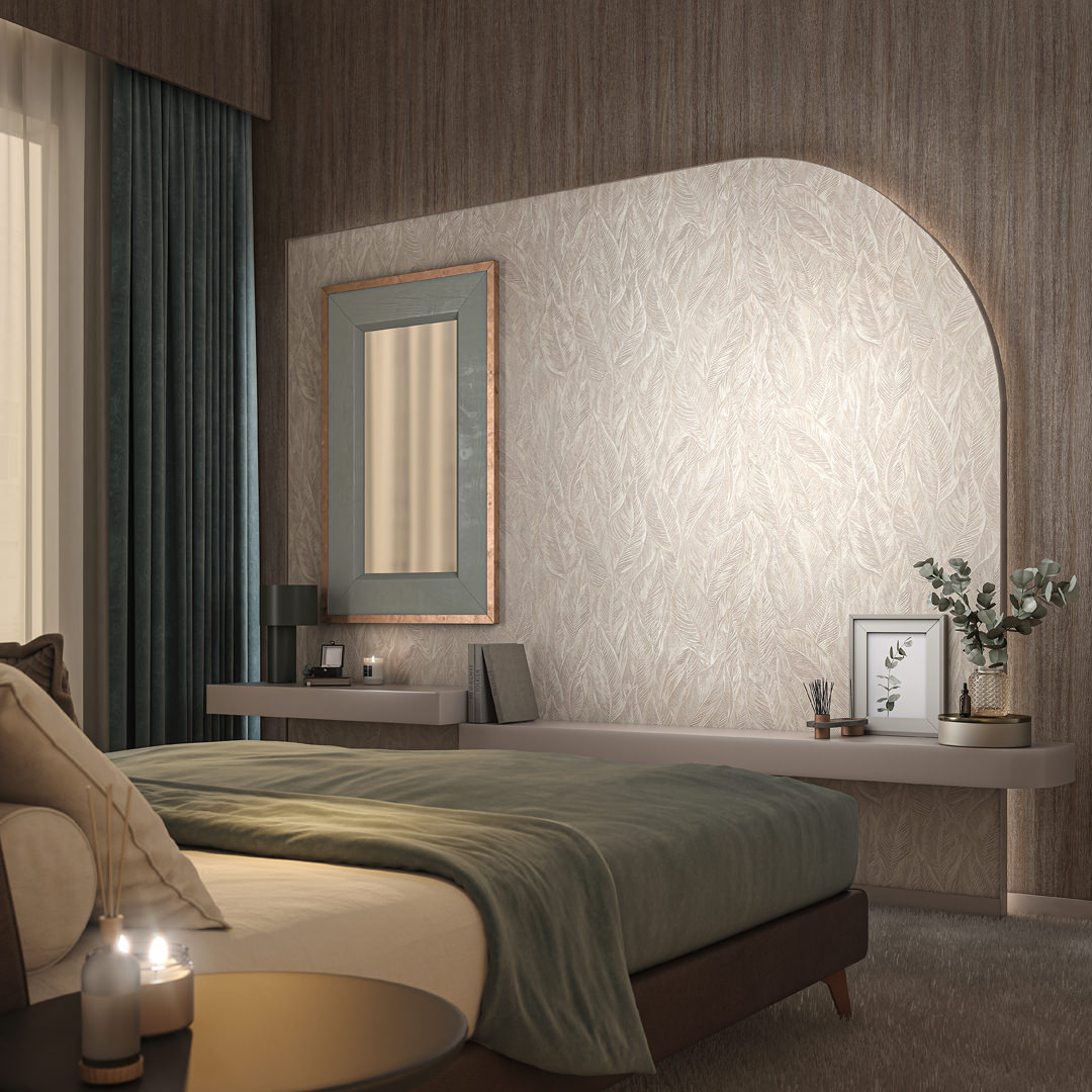 Обои виниловые Бульвар база, коричневый