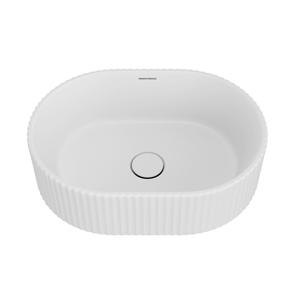 KERAMA MARAZZI VE.wb.50\WHT.M Раковина ARTBASIN Vento 50 см, цв белый матовый, с донным клапаном