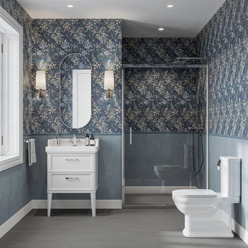 KERAMA MARAZZI PO.M.60.1/WHT Тумба POMPEI напольная с ящиком и дверцами 60, белая глянцевая