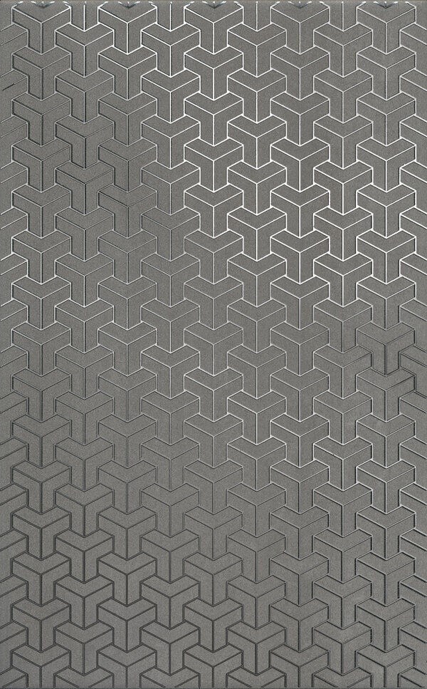 KERAMA MARAZZI HGD/C371/6399 Декор Ломбардиа серый темный 25x40x8