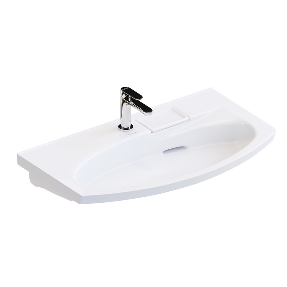 KERAMA MARAZZI RV.wb.80 Раковина RIVA мебельная с крепежом 80, белая глянцевая