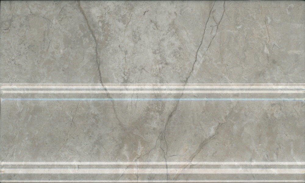 KERAMA MARAZZI FMB033 Плинтус Кантата серый светлый глянцевый 25x15x1,5