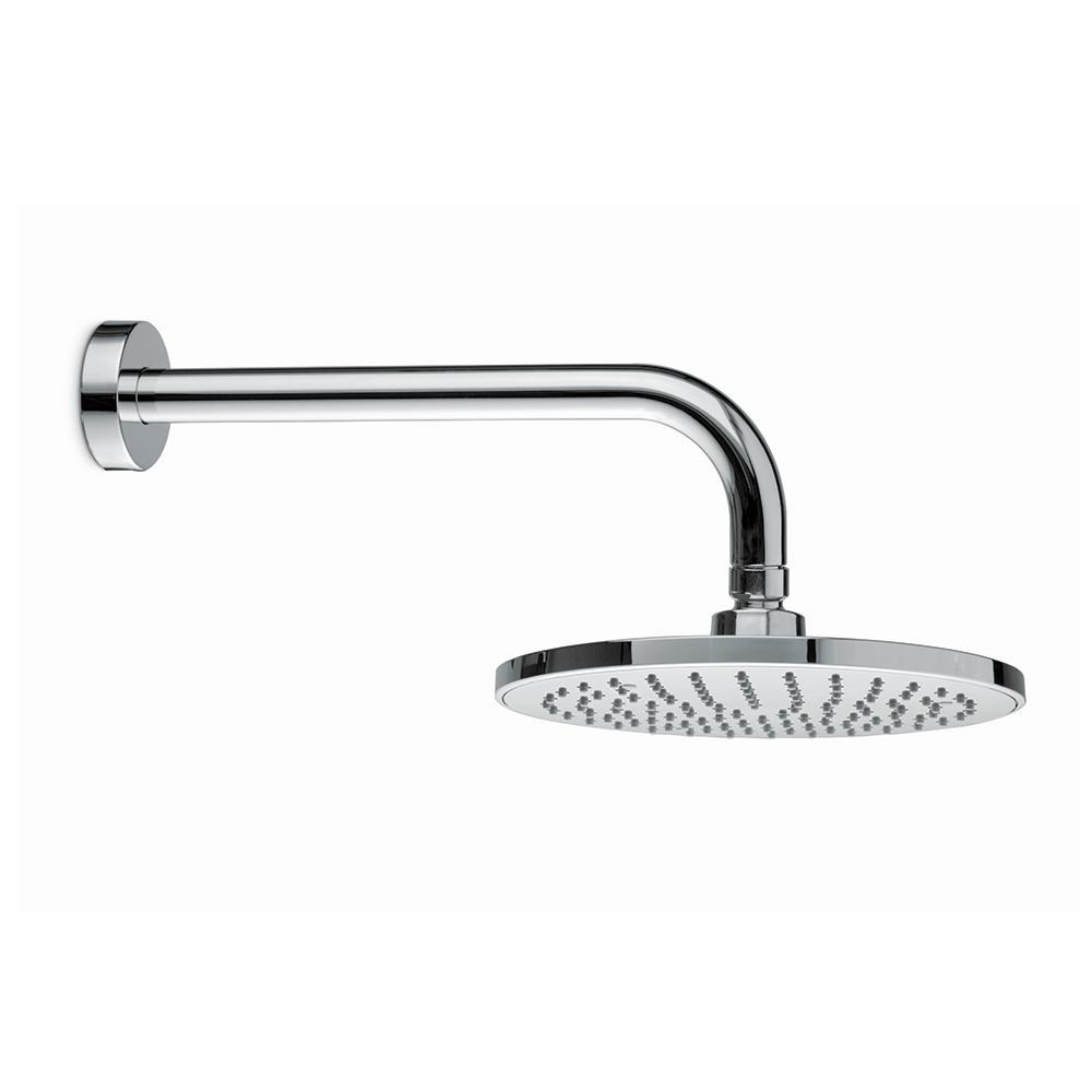 Душевая лейка PIANO «тропический дождь» с кронштейном, хром глянец