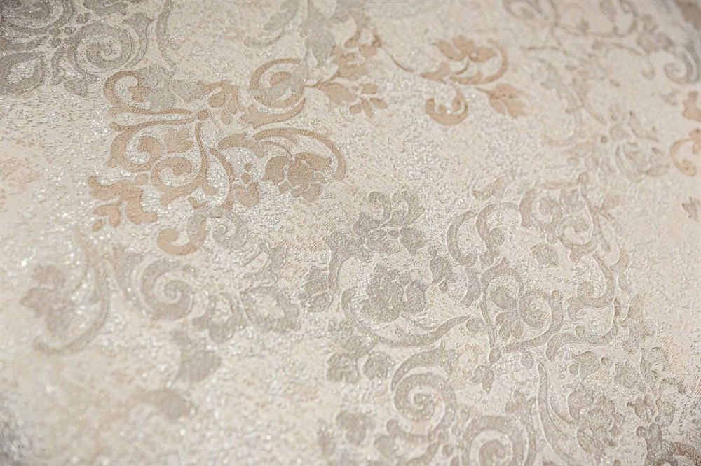 KERAMA MARAZZI KM5403 Обои виниловые Флора бежевый, мотив 1,06х10 (1, Т C)