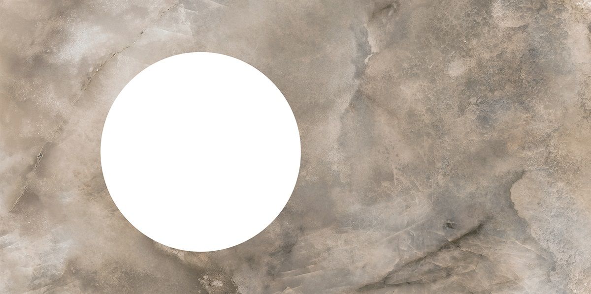 Столешница из керамогранита для раковин, встраиваемых сверху, Ониче 97 см, бежевый лаппатированный