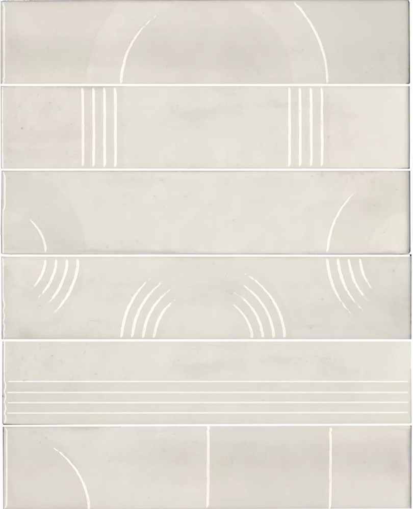 KERAMA MARAZZI KMP3STA001RN6X Панно Мажорель белый глянцевый (из 6 частей 6х28,5) 36x28,5x1