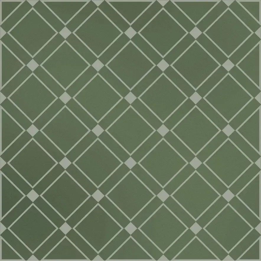 KERAMA MARAZZI KMD3STA015GN Декор Бахия 1 зелёный глянцевый 9,8x9,8x0,7