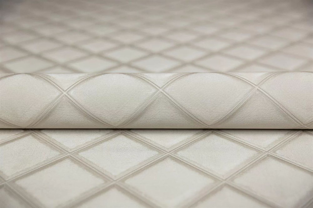 KERAMA MARAZZI KM5512 Обои виниловые Палаццо, фон-2, бежевый (1, Т E) прямая стыковка