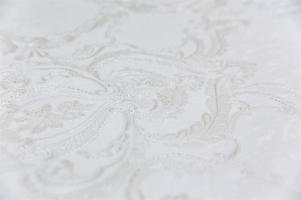 Обои виниловые на флизелиновой основе Ориент мотив, белый