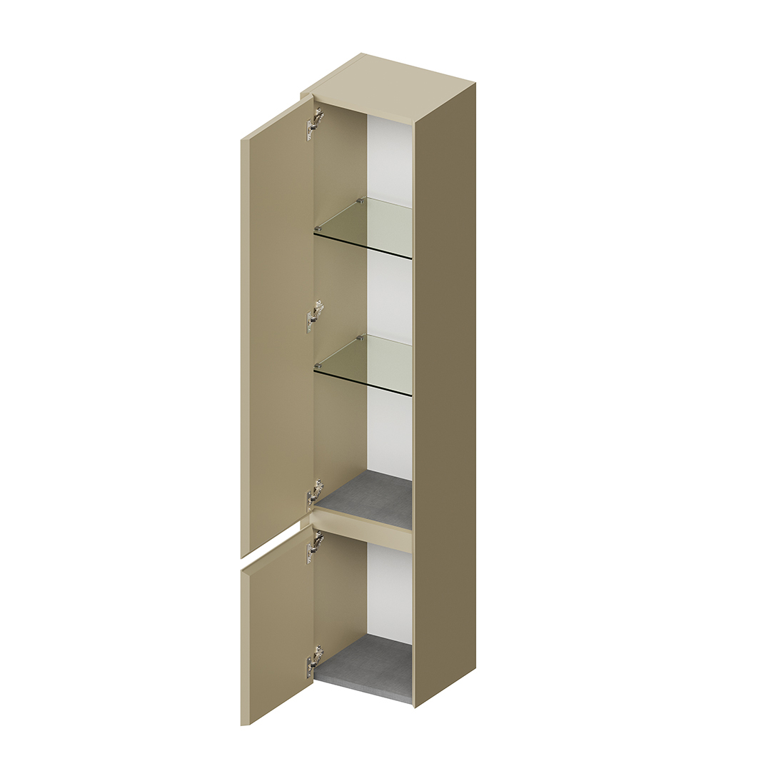 Пенал CUBO подвесной левый 165, лимо матовый