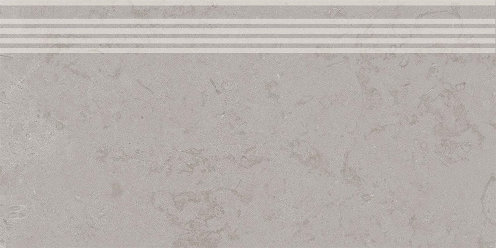 KERAMA MARAZZI DD205220R/GR Ступень Про Лаймстоун серый натуральный обрезной 30x60x0,9