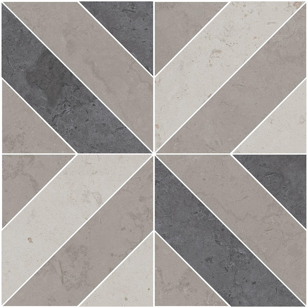 KERAMA MARAZZI ID124T Декор Про Лаймстоун серый матовый 60x60x0,9