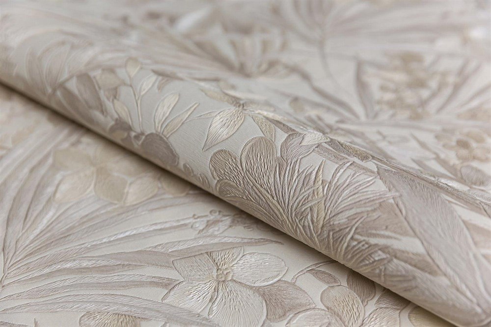 Обои виниловые Джангл мотив, бежевый