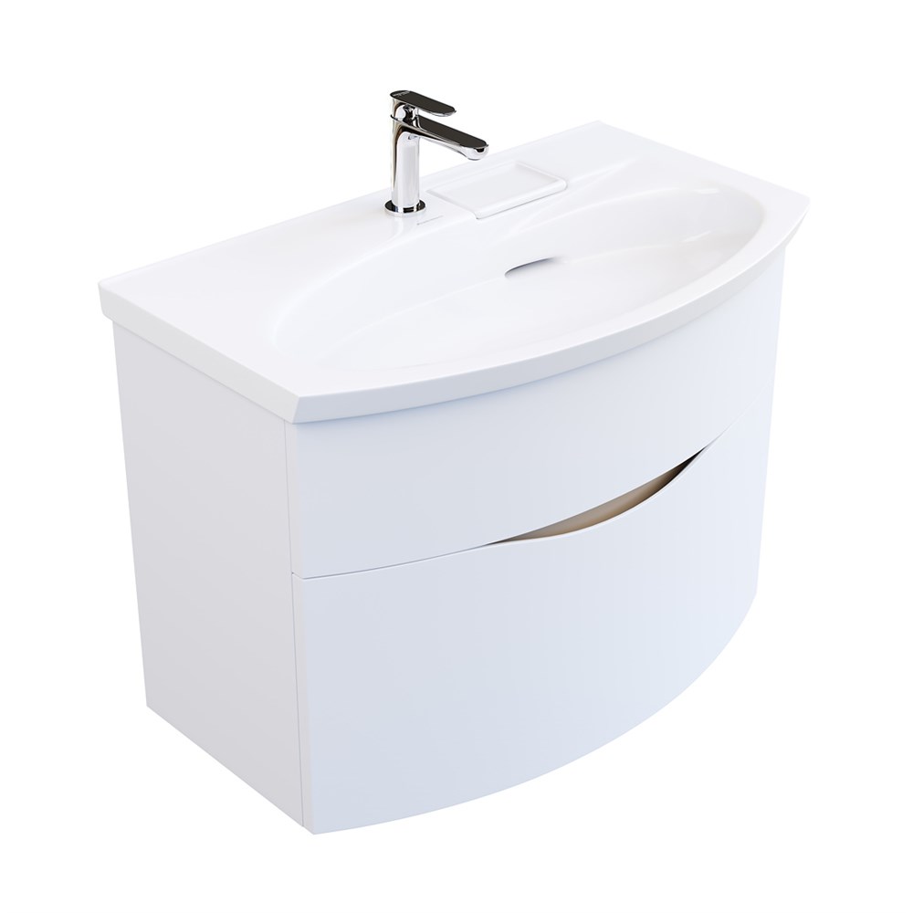 KERAMA MARAZZI RV.80\WHT.M Тумба RIVA 80 см, белая матовая