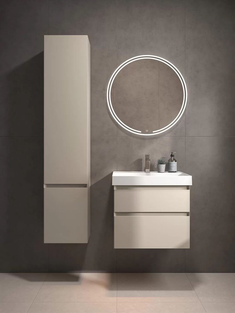 KERAMA MARAZZI CUB.60.2/LIM Тумба CUBO подвесная с ящиками 60, лимо матовая