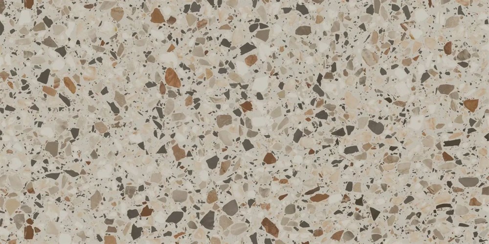 Ступень клееная фронтальная Бричиола бежевый светлый матовый обрезной 33x60x0,9