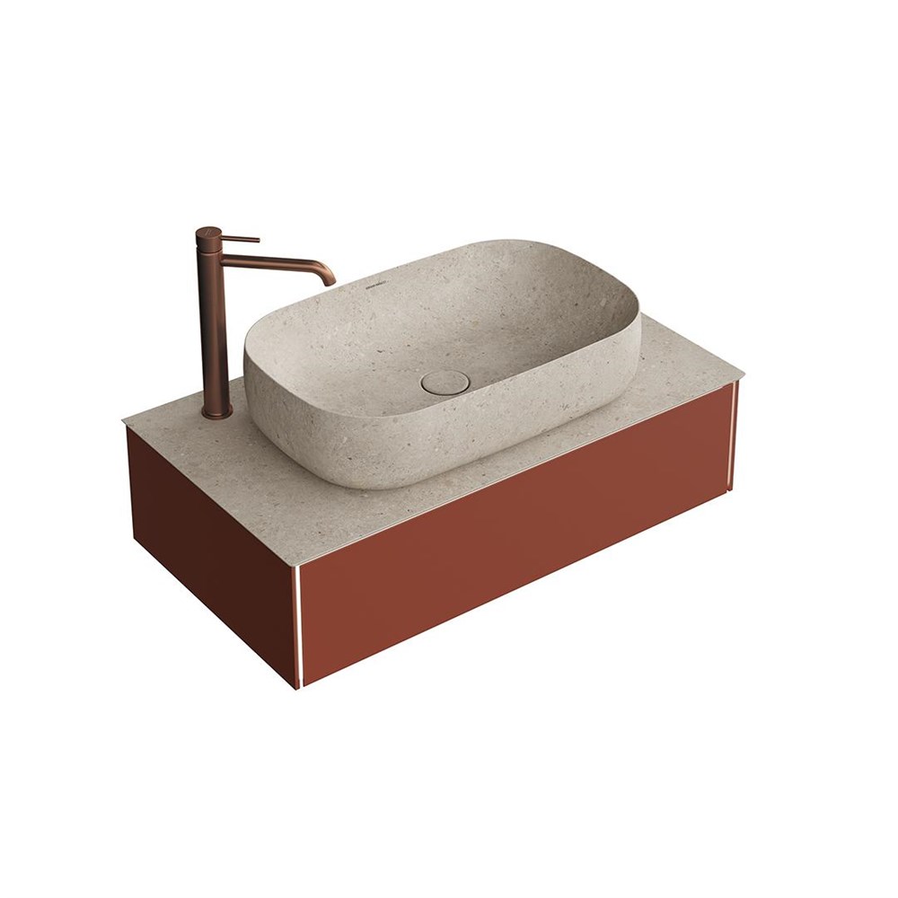 KERAMA MARAZZI MA.90.1/VR.M Тумба MAGICA подвесная 90, 1 ящик, венецианский красный матовый