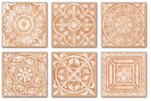 KERAMA MARAZZI C1294/SG1550 Вставка Сонет песочный 4,7х4,7х8