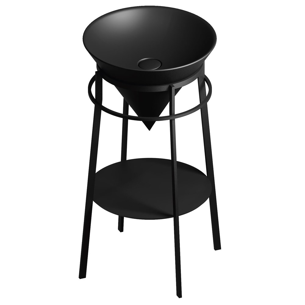 Металлическая структура CONO напольная 44, черная матовая