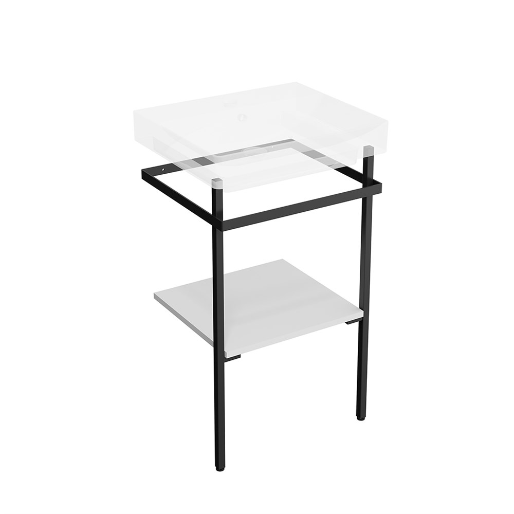 KERAMA MARAZZI PRO.50.01/BLK.M Структура металлическая PRO напольная 50, черная матовая