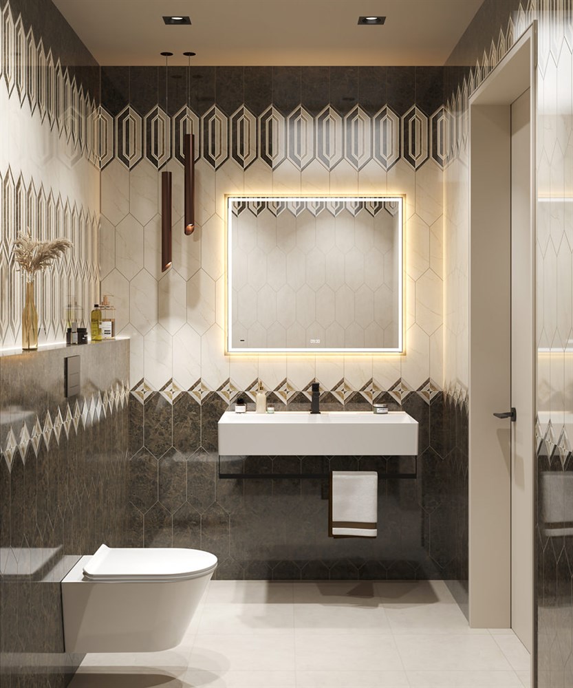 Сиденье PLAZA Modern для подвесного унитаза, белое глянцевое